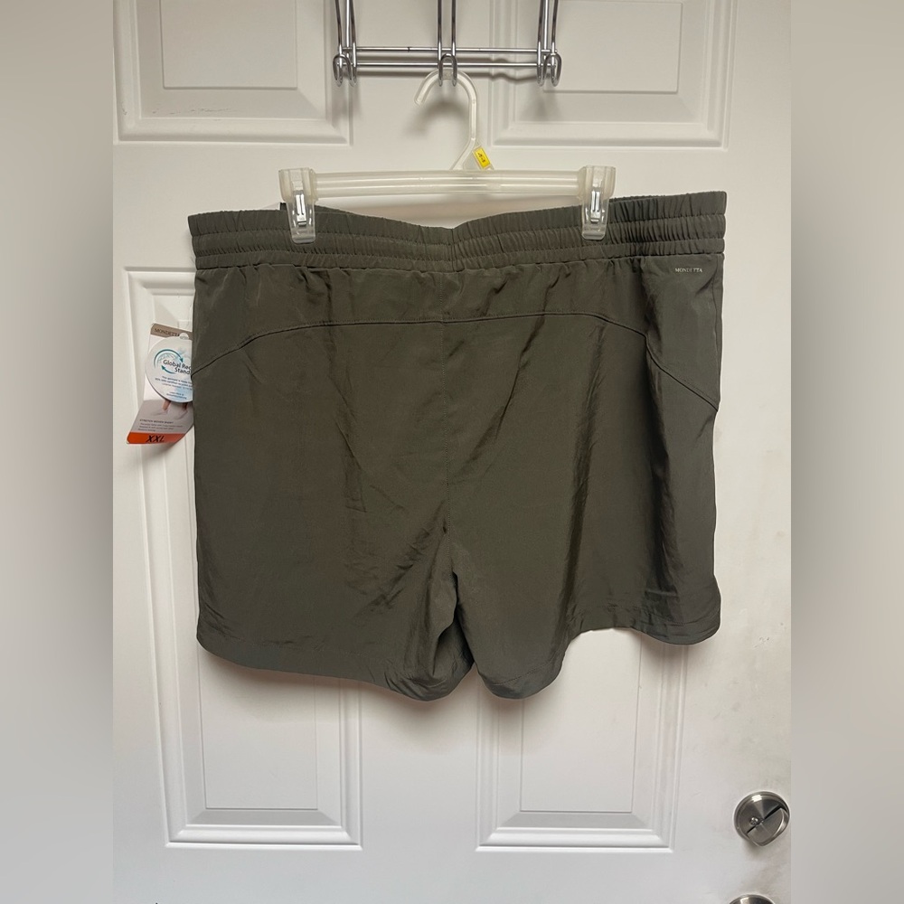 Mondetta Women's Olive Athletic Shorts - XXL - Picture 2 of 8